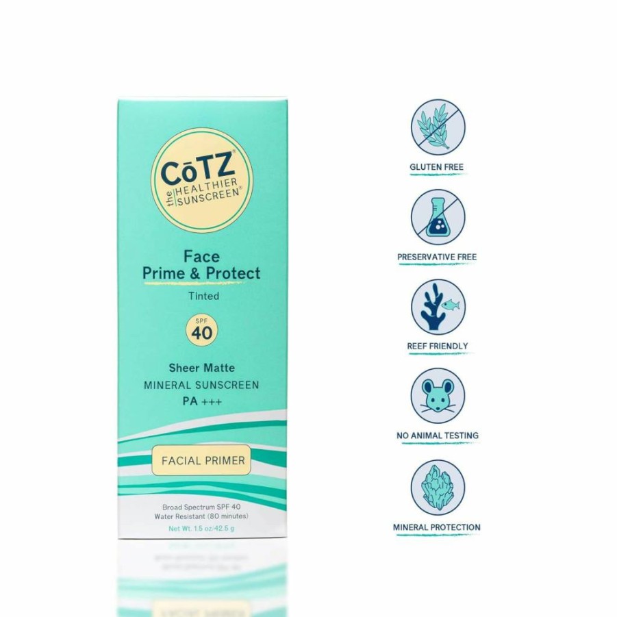 Amazon Cotz SPF 40 Flawless Complexion Tinted Mineral Sunscreen for Face – Oil-Free, Non-Greasy & Broad Spectrum Protection