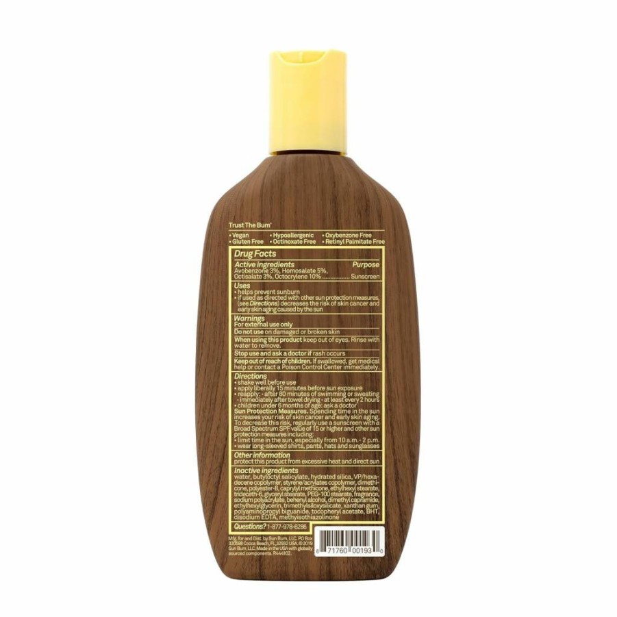 Sun Bum SPF 50 Moisturizing Sunscreen Lotion - Broad Spectrum, Vitamin E Enriched, Reef Safe, Octinoxate & Oxybenzone Free - 8 oz