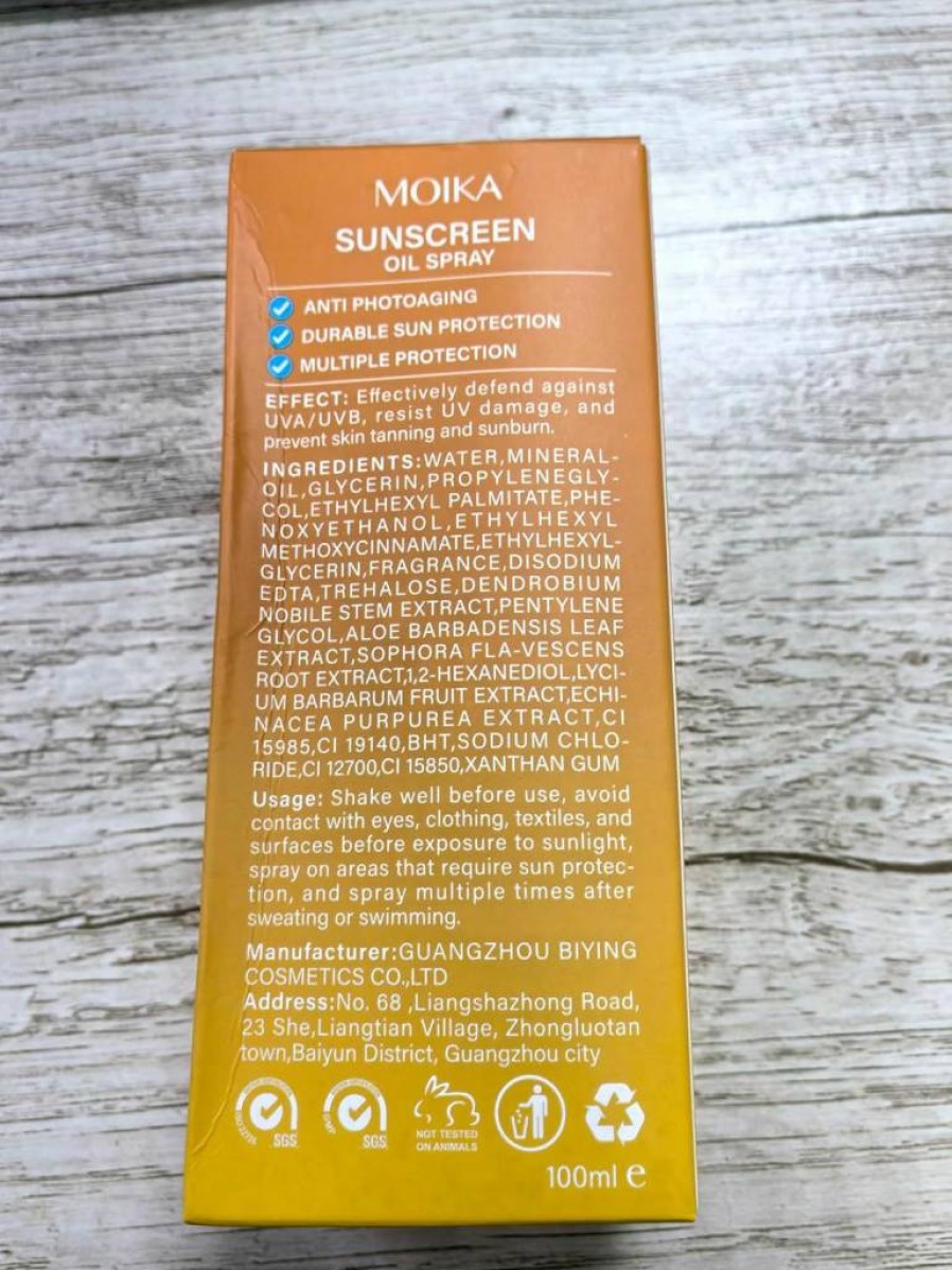 FREEORR SPF 50 Sunscreen Oil Mist Spray - Broad Spectrum PA++++ UVA/UVB Protection, Hydrating Glow Body Sunscreen, 100ml Water-Resistant