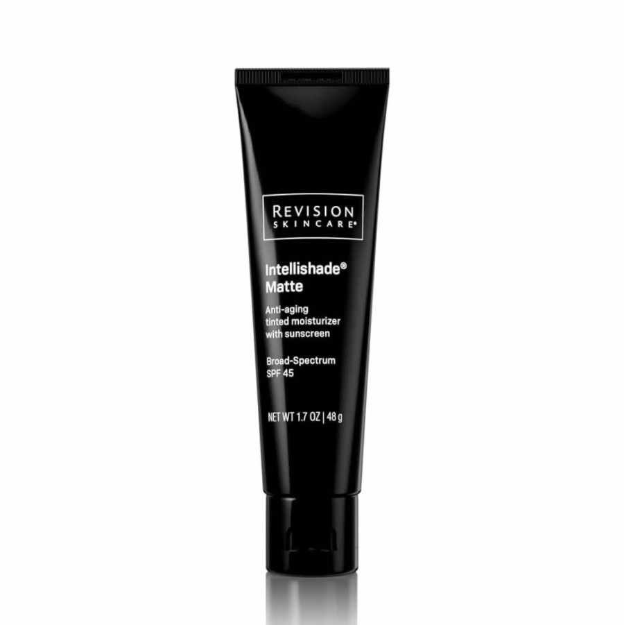 Revision Skincare Intellishade Matte SPF 45 Tinted Moisturizer with Peptides & Vitamin C, Anti-Aging Daily Face Cream, Oil-Free, 1.7 oz