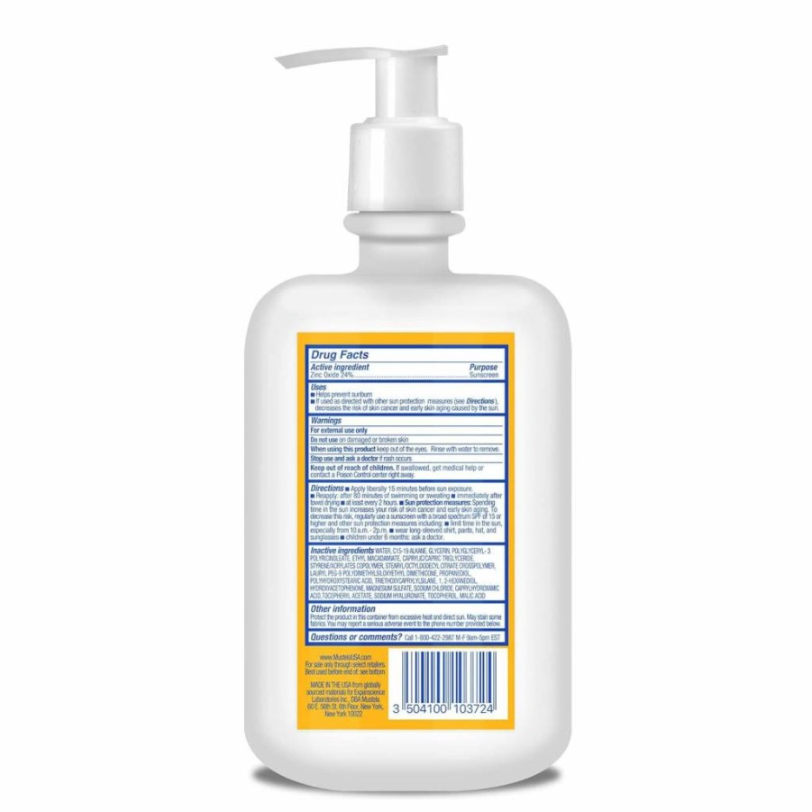 Amazon Baby Mineral Sunscreen Lotion SPF 50 - Fragrance-Free, Water-Resistant Broad Spectrum Sun Protection for Sensitive Skin (Face & Body) - Regular & Family Size