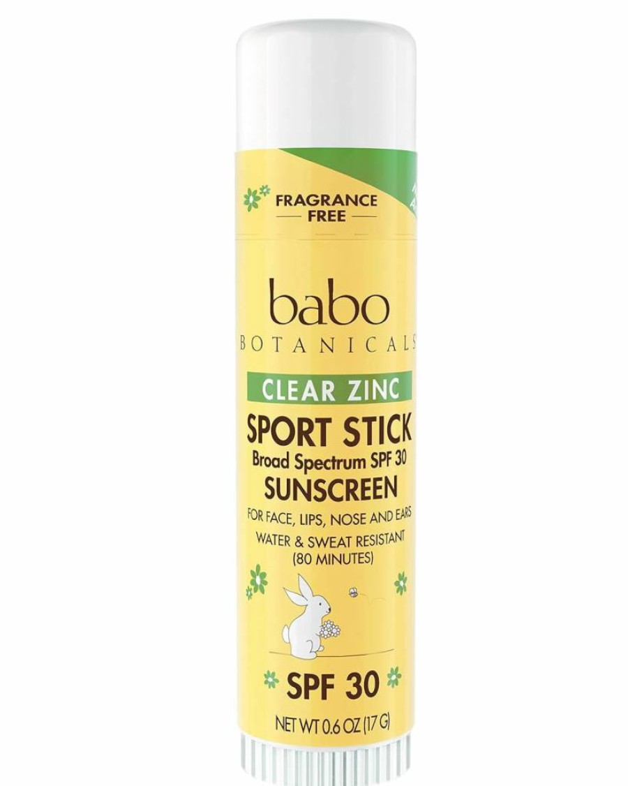 Amazon Sheer Zinc Mineral Sunscreen Stick SPF 30 - Natural Zinc Oxide, Fragrance-Free, Water Resistant, Made Safe Certified - Sport & Outdoor Protection