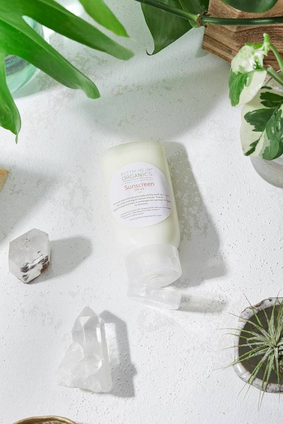 Handmade Natural Zinc Oxide Sunscreen SPF 45+ | Reef-Safe, Non-Nano Mineral Sunblock with Shea Butter & Coconut Oil | Water-Resistant, Chemical-Free, Eco-Friendly | 8oz Jar