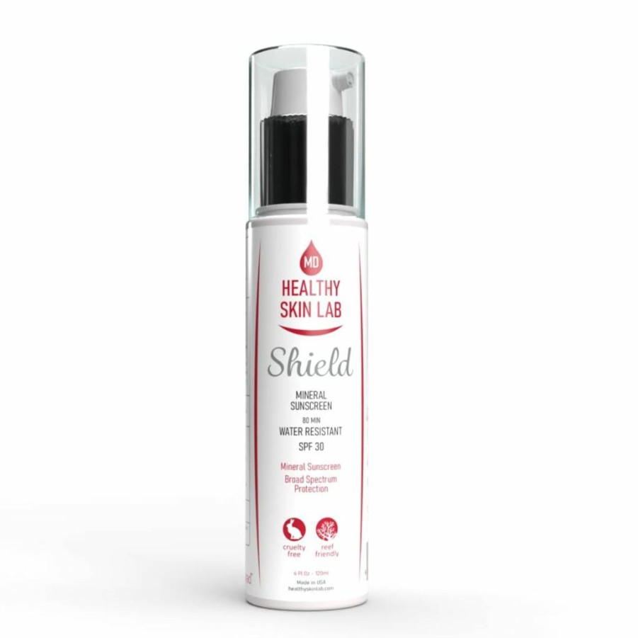 Healthy Skin Lab SPF 30 Mineral Sunscreen for Face & Body – Zinc Oxide & Titanium Dioxide Broad Spectrum Shield, Moisturizer for Sensitive Skin, Dermatologist Recommended, 4oz