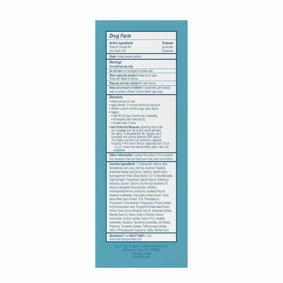 BLUE LIZARD Australian Sunscreen SPF 50+ Sheer Lotion for Body, 3 oz | UVA/UVB Protection | Water-Resistant | Fragrance-Free
