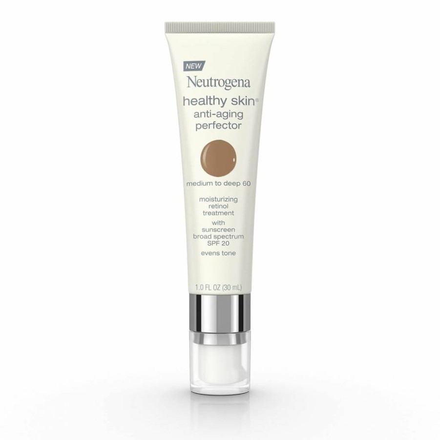 Neutrogena Retinol Anti-Aging Tinted Moisturizer with SPF 20, Fair to Light, 1 Fl. Oz – Healthy Skin Treatment & Sunscreen