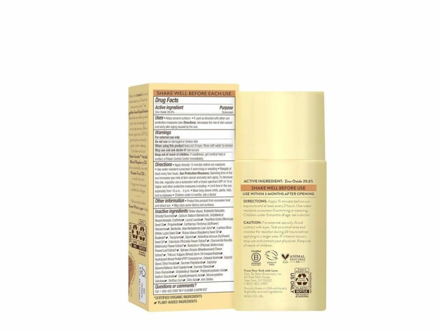 Amazon Babo Botanicals SPF50 Tinted Mineral Sunscreen - Natural Zinc Oxide, Fragrance-Free, Lightweight Face Sunscreen for All Ages