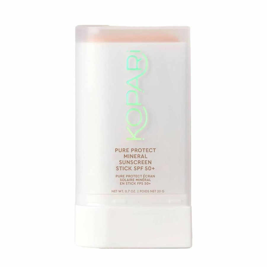 Kopari Mineral Sunscreen Stick SPF 50+ with Zinc Oxide, Argan Oil & Shea Butter – Sheer, Hydrating, Portable for Face & Body