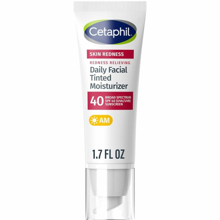 Cetaphil Redness-Prone Skin Daily Moisturizer with SPF 40 & Neutral Tint, 1.7 Oz, Broad Spectrum Sunscreen for Sensitive Skin