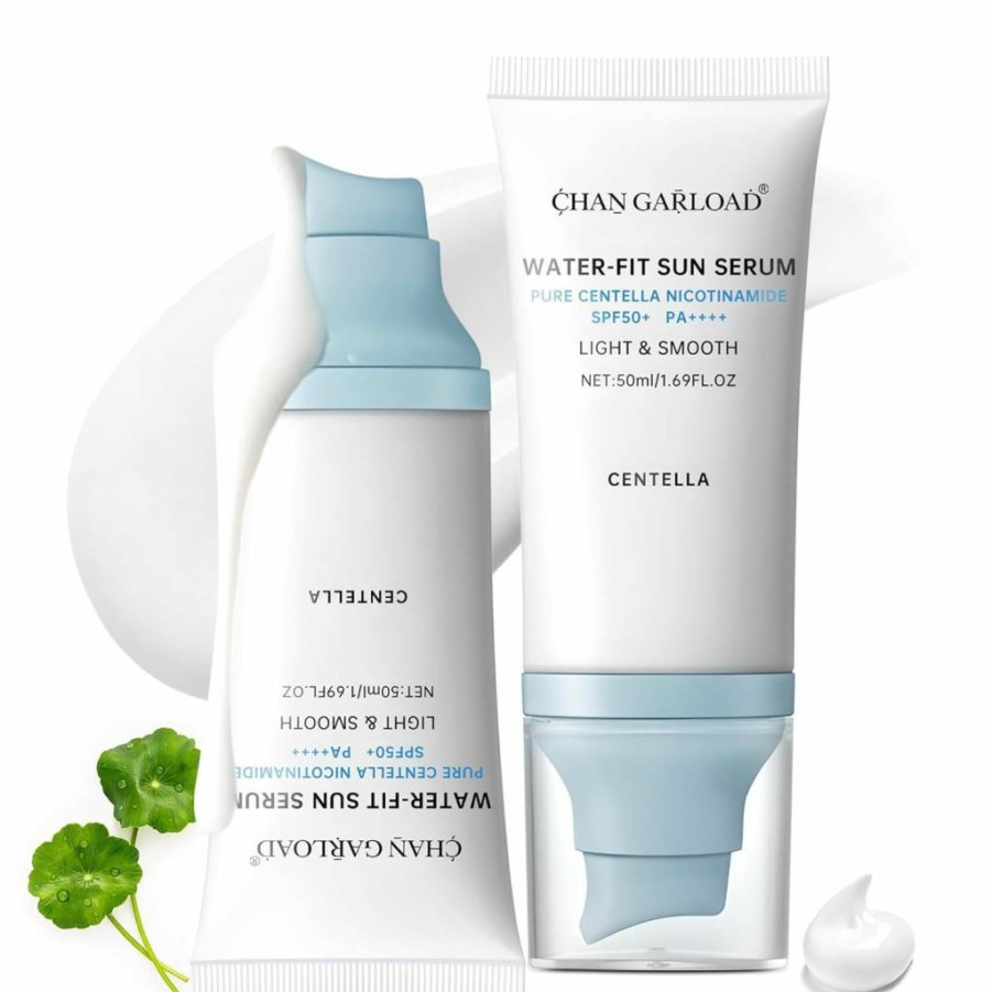 CHANGARLOAD Korean Tinted Mineral Sunscreen SPF 50+ for Face & Body with Centella, Hyaluronic Acid & Niacinamide - Lightweight Hydrating Sunblock, 50ml Korean Skincare