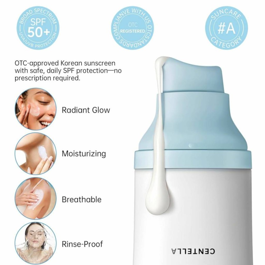 CHANGARLOAD Korean Tinted Mineral Sunscreen SPF 50+ for Face & Body with Centella, Hyaluronic Acid & Niacinamide - Lightweight Hydrating Sunblock, 50ml Korean Skincare