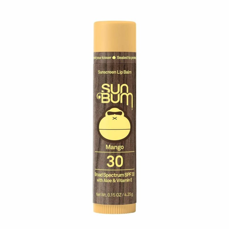 Sun Bum SPF 30 Lip Balm Variety Pack - Coconut, Banana, Watermelon Flavors - Vegan, Cruelty-Free, UVA/UVB Protection with Aloe Vera & Vitamin E - 3 Pack (0.15 Oz Each)