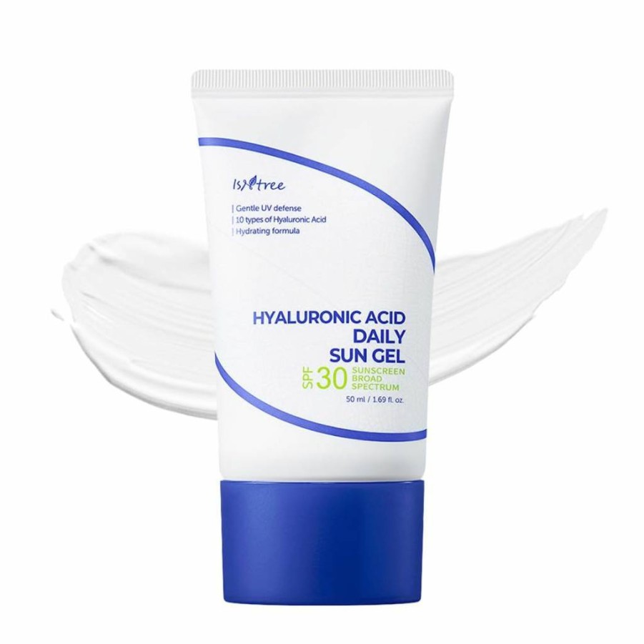 Isntree Hyaluronic Acid Sun Gel SPF 30 PA++ 50ml – Korean Moisturizing Sunscreen, Lightweight, No White Cast, Broad Spectrum UV Protection for Daily Use
