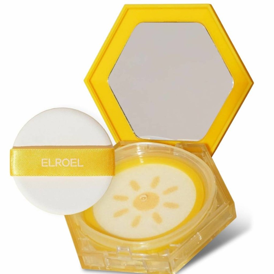 ELROEL Pang Pang Sun Cushion Plus - SPF50+ PA++++ Korean Sunscreen Cushion with Puff, Hypoallergenic & Lightweight, Broad Spectrum Protection (0.53 Oz)