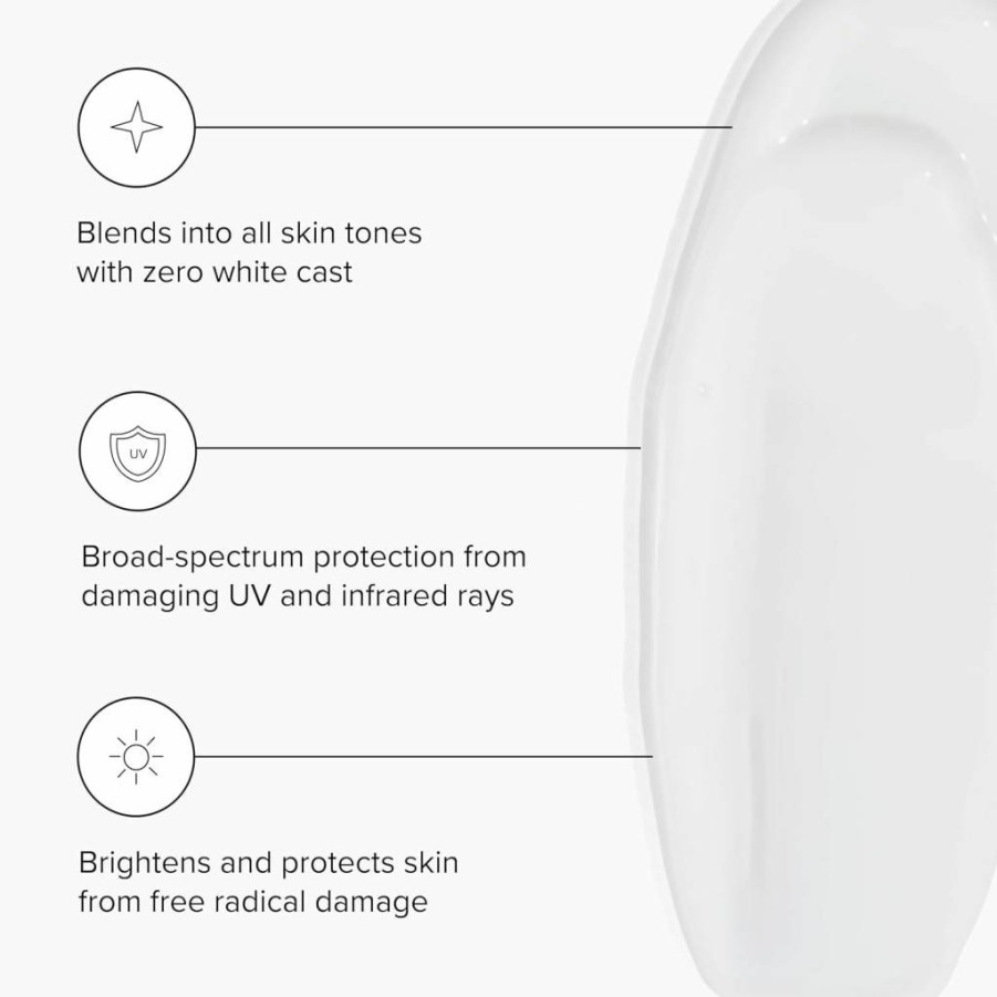 DRMTLGY SPF 45 Oil-Free Zinc Oxide Sunscreen for Sensitive & Acne-Prone Skin – Lightweight Anti-Aging Face Moisturizer with Broad Spectrum Protection, Non-Greasy & FSA/HSA Eligible (1.7 Oz)