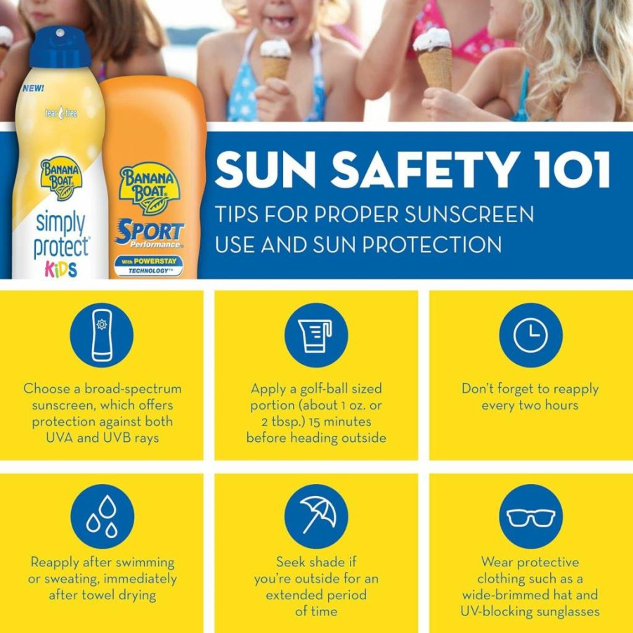 Banana Boat Kids Sunscreen Spray SPF 100, 6oz - Max Protect & Play, Clear Spray Sunblock for Children, Water-Resistant, UVA/UVB Protection