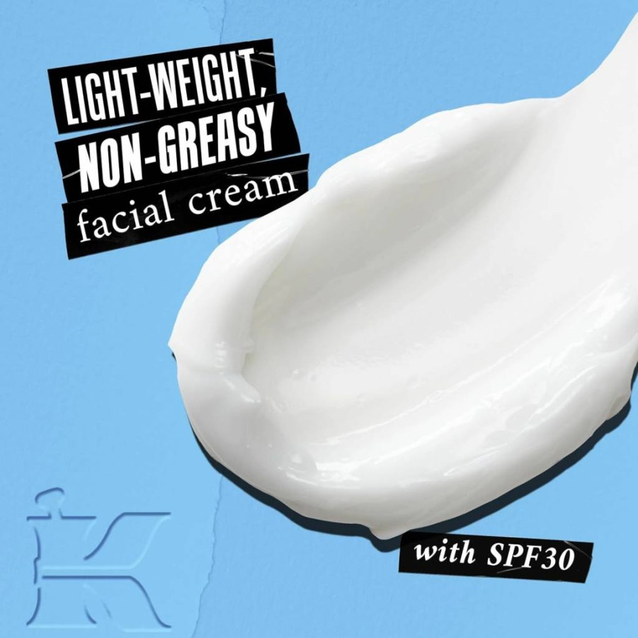 Kiehl's Ultra Facial Cream SPF 30 - Daily Moisturizer for All Skin Types, 24-Hour Hydration, Non-Greasy & Fast-Absorbing with Glacial Glycoprotein & UV Protection