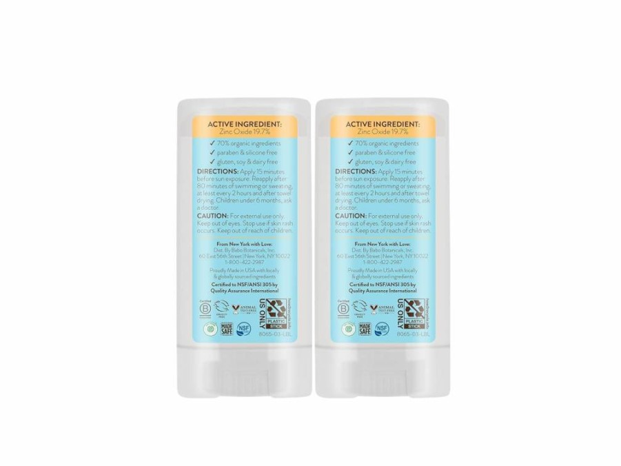Amazon Baby Mineral Sunscreen Stick SPF 50 - Zinc Oxide, Fragrance-Free, Water Resistant - EWG Verified & NSF Certified - Safe for Sensitive Skin (Babies & Kids)