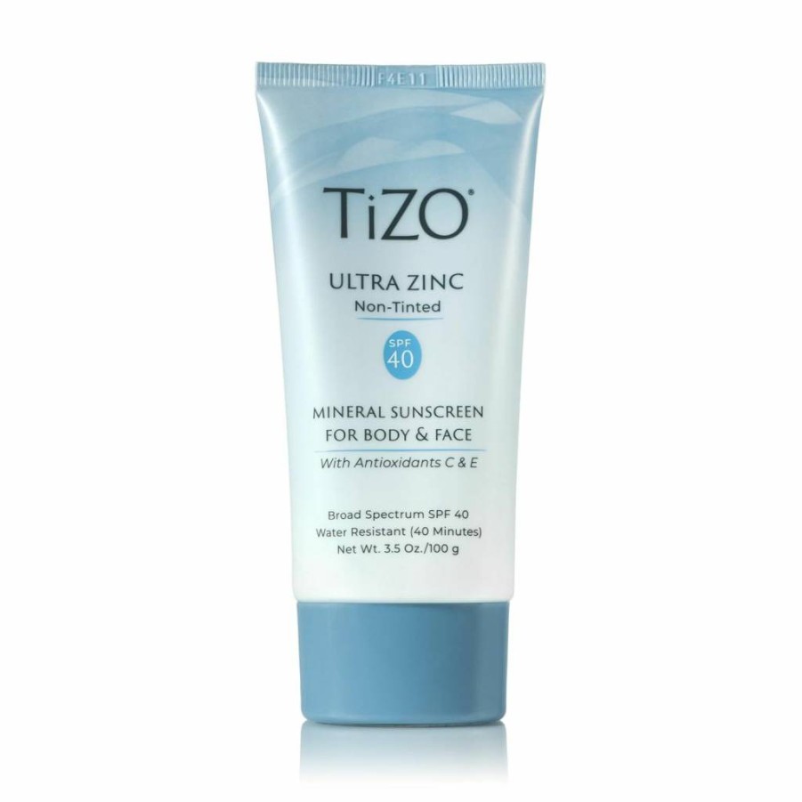 Amazon Tizo Ultra Zinc Sunscreen SPF 40 – Broad Spectrum UVA/UVB Protection, 20% Zinc Oxide, Non-Tinted for Face & Body, 3.5 Oz, All Skin Types