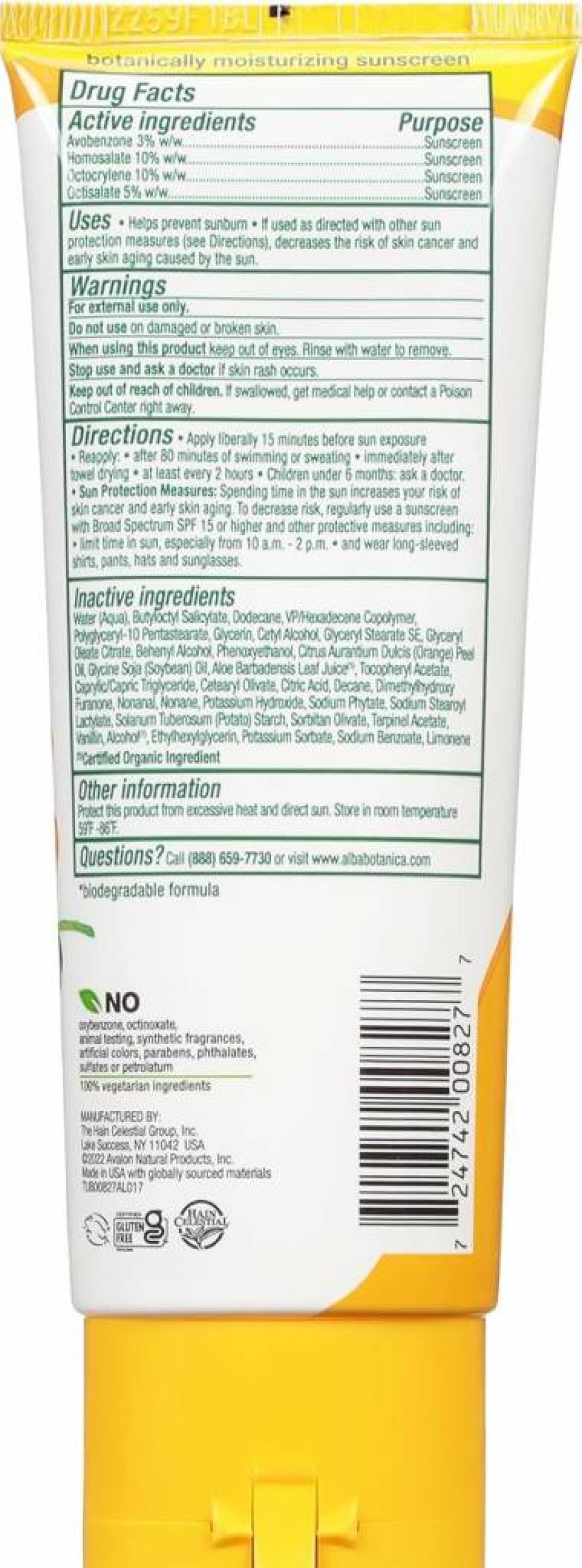 Alba Botanica Hawaiian Sunscreen Lotion SPF 50, Island Vibe Scent, 3 oz - Broad Spectrum UVA/UVB Protection, Water-Resistant, Vegan & Cruelty-Free