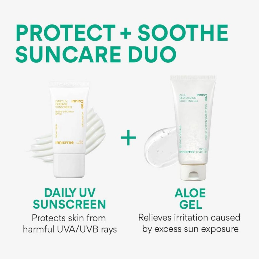 Amazon Daily UV Defense Sunscreen SPF 36 - Korean Invisible Face Sunscreen, Broad Spectrum, No White Cast