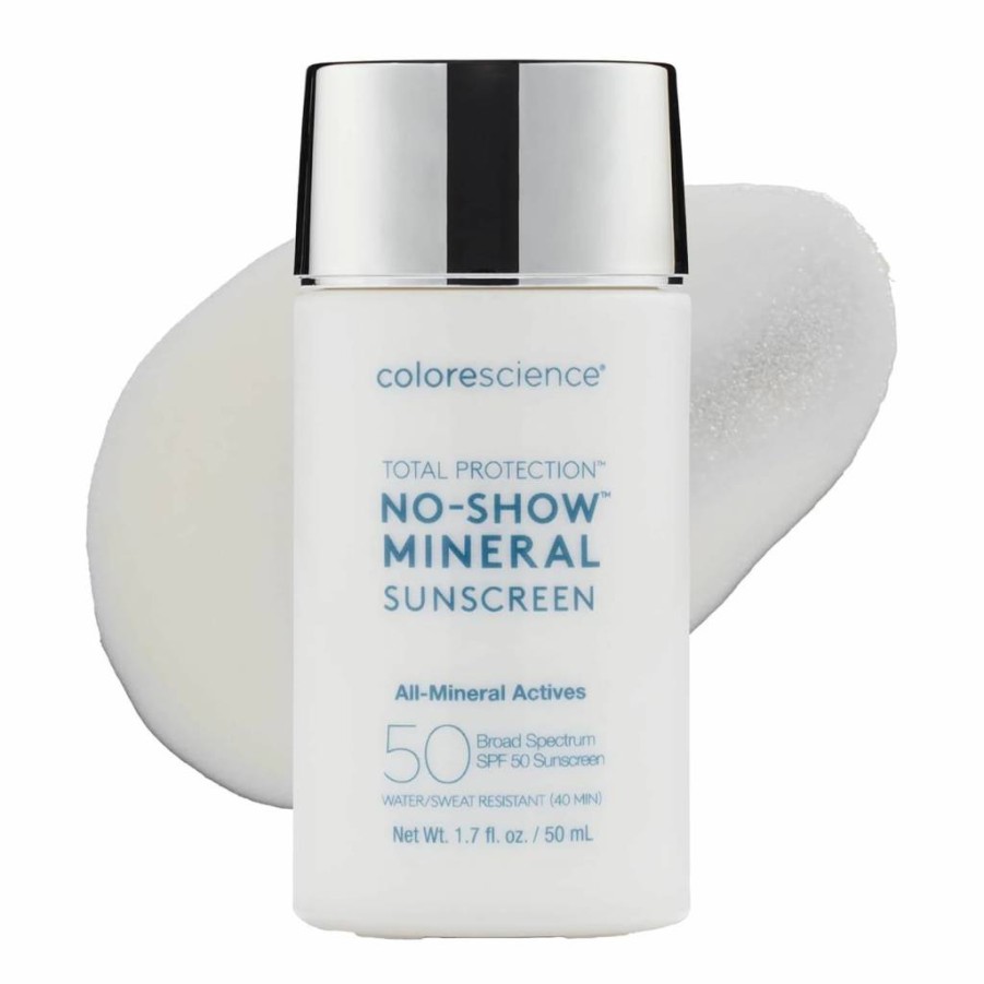 Amazon Total Protection Mineral Sunscreen SPF 50 - Invisible All-Skin-Tone Formula for Face & Body