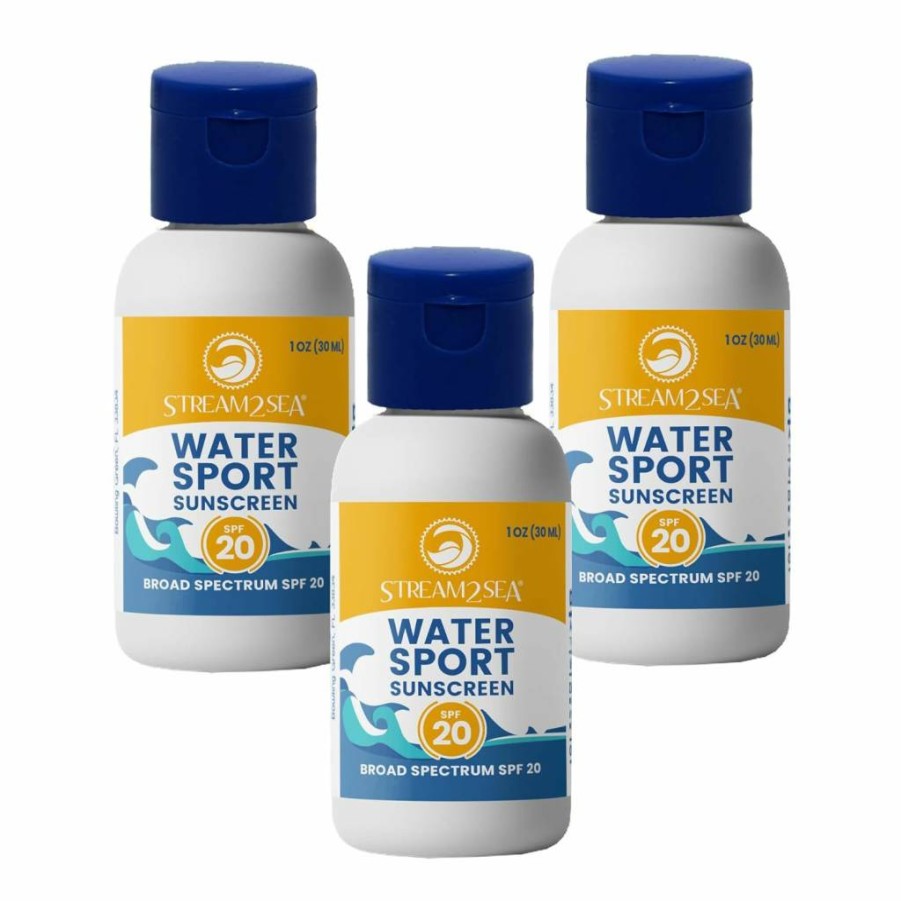STREAM 2 SEA SPF 30 Biodegradable Mineral Sunscreen – 3 Fl Oz Reef Safe, Non-Greasy Face & Body Sunscreen – UVA/UVB Protection, Moisturizing, Eco-Friendly