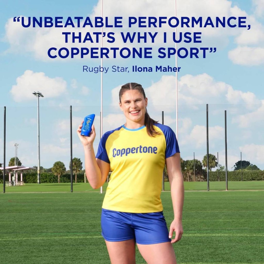Coppertone Sport SPF 100 Sunscreen Lotion - Water Resistant, Travel Size 3 Fl Oz for Body Protection