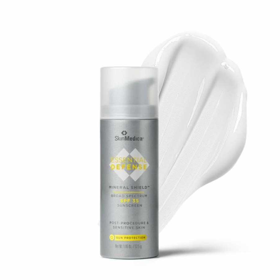 Amazon Skinmedica Essential Defense Mineral Shield SPF 35 Sunscreen for Face - Lightweight, Oil-Free, Non-Greasy Formula for Oily & Combination Skin, 1.85 Oz