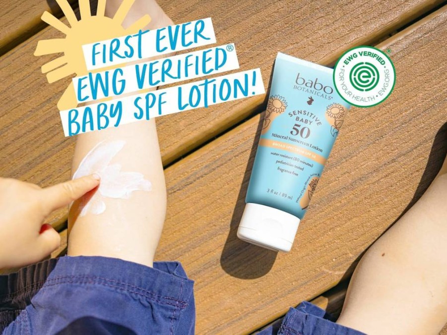 Amazon Baby Mineral Sunscreen SPF 50 - Zinc Oxide Fragrance-Free Water-Resistant for Sensitive Skin - EWG Verified Vegan Safe for Kids & Infants