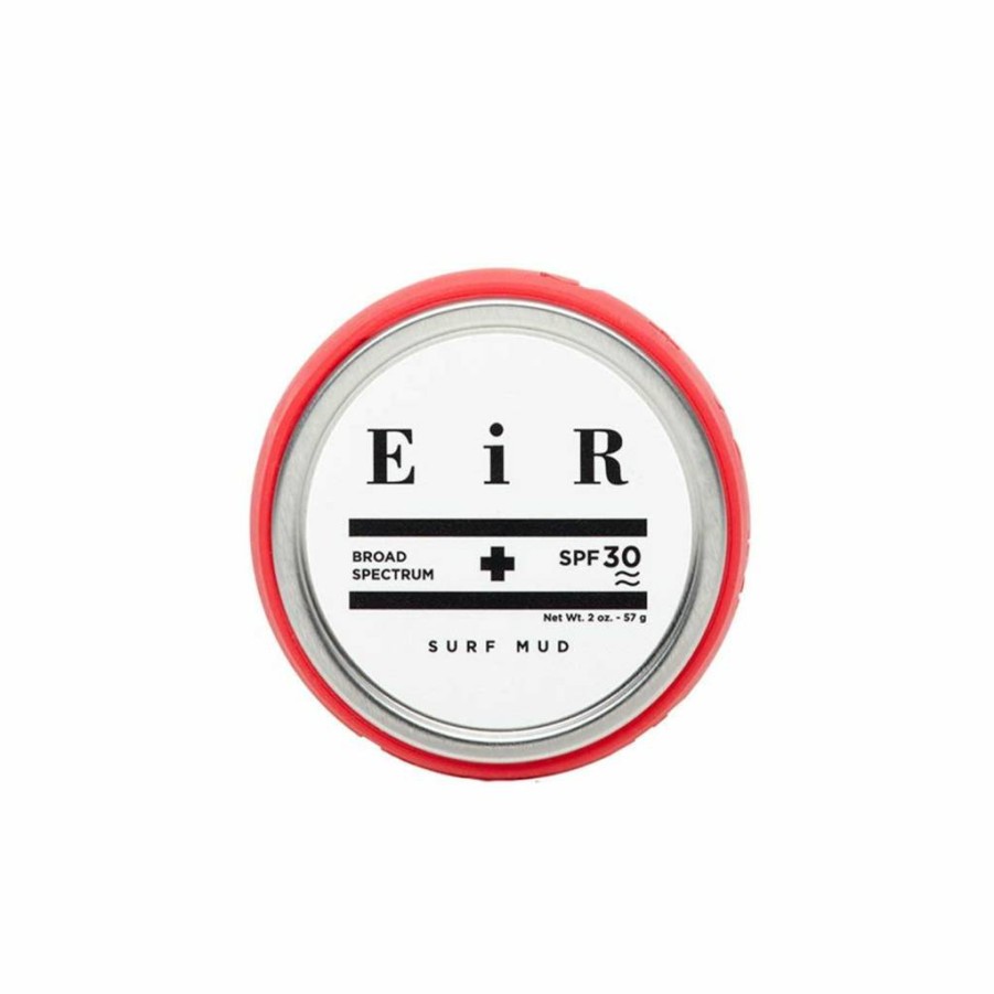 EiR NYC Surf Mud - All Natural Broad Spectrum SPF 30 Sun Protection Balm, 2 Oz - Water-Resistant Mineral Sunscreen for Face & Body