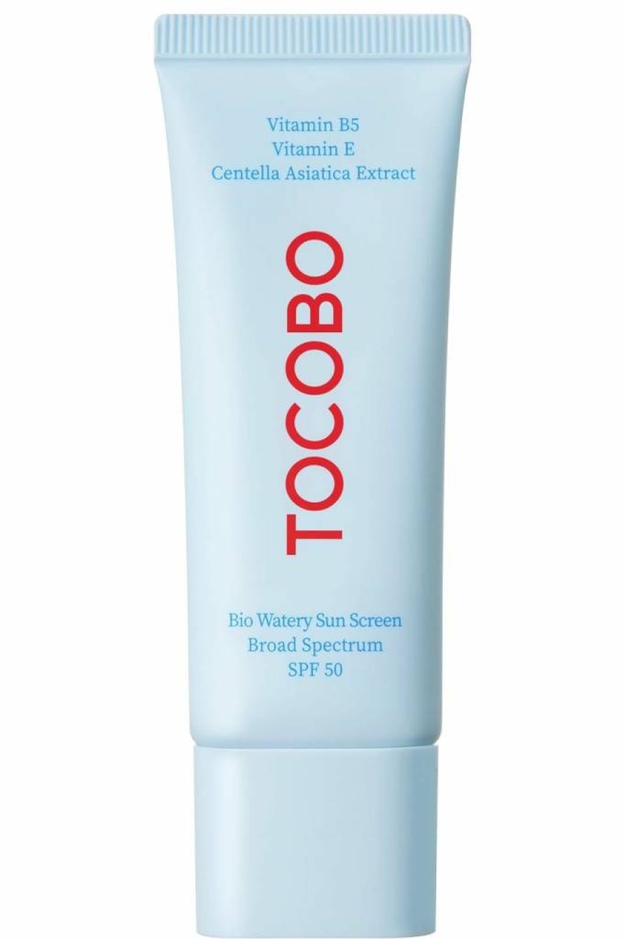 TOCOBO US Bio Watery Sun Cream SPF 50 PA++++ - Hydrating Hyaluronic Acid Sunscreen, Lightweight Broad Spectrum Face Sunblock for Daily Use, Vegan & Hypoallergenic, Oxybenzone-Free, 1.35 Fl Oz