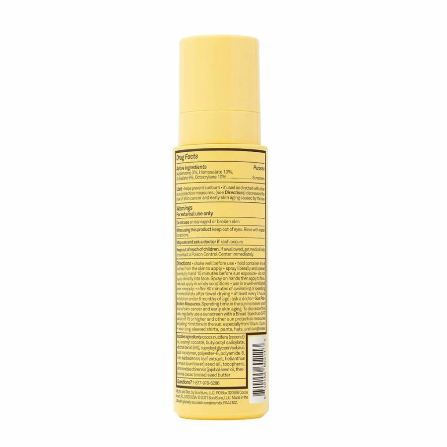 Sun Bum SPF 50 Moisturizing Sunscreen Body Oil with Vitamin E - Broad Spectrum, Hawaii 104 Act Compliant, Octinoxate & Oxybenzone Free - 5 Oz